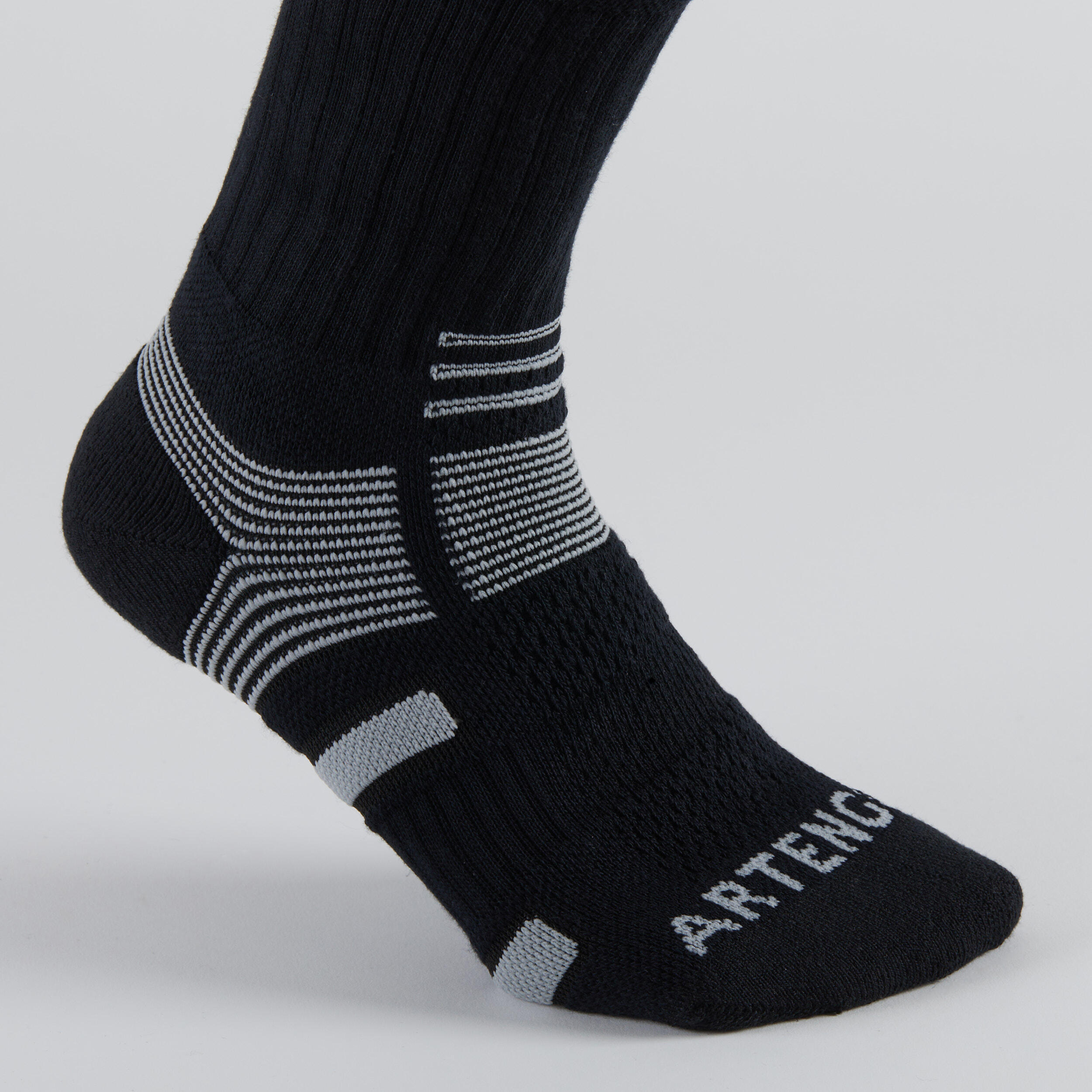 High Sports Socks Tri-Pack RS 560 - Black/Grey 3/6