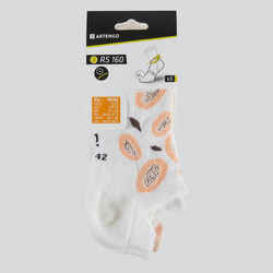 Low Sports Socks Tri-Pack RS 160 - Off-White/Oatmeal Print