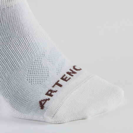 Low Sports Socks Tri-Pack RS 160 - Off-White/Oatmeal Print