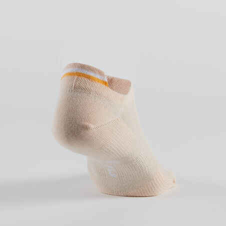 Low Sports Socks Tri-Pack RS 160 - Off-White/Oatmeal Print