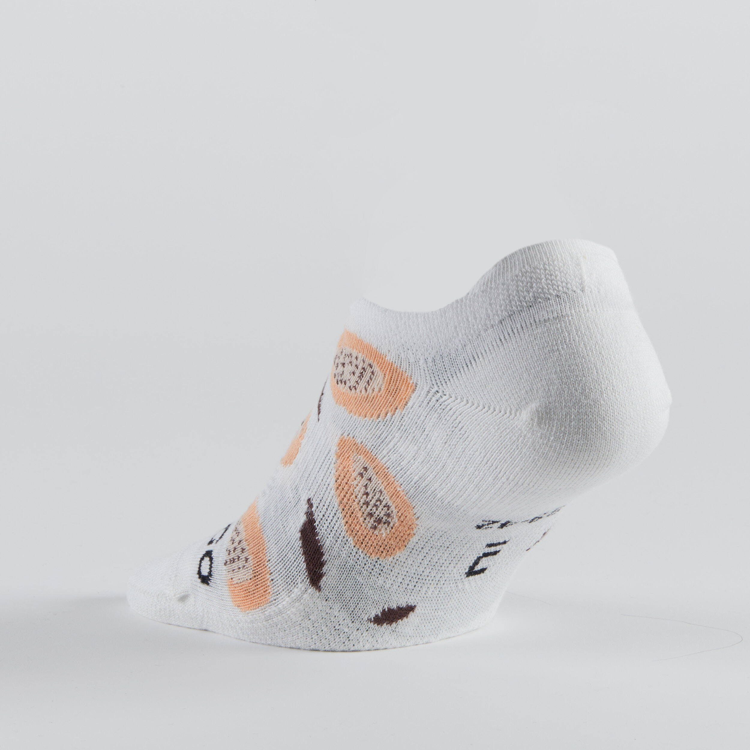 Low Sports Socks Tri-Pack RS 160 - Off-White/Oatmeal Print 8/14