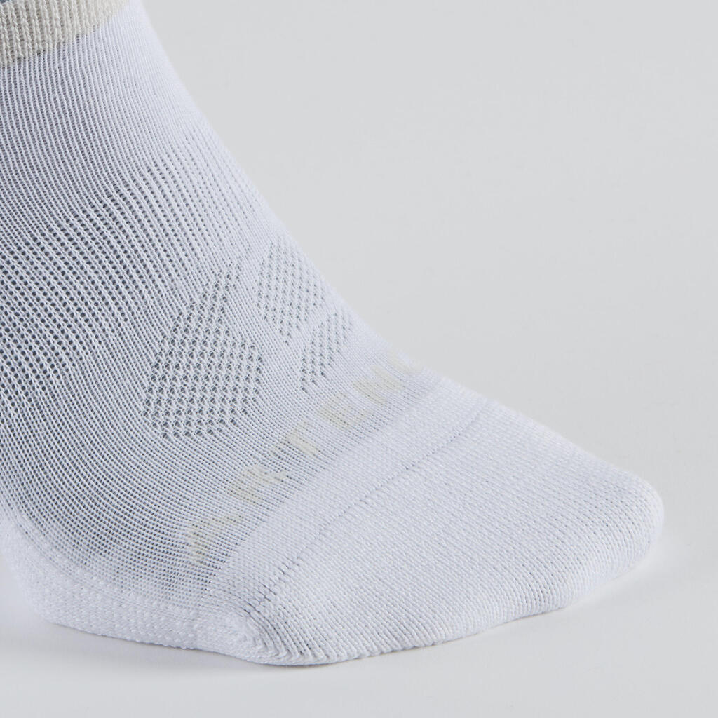Športové ponožky RS 160 nízke ružové, modré, biele melírované 3 páry
