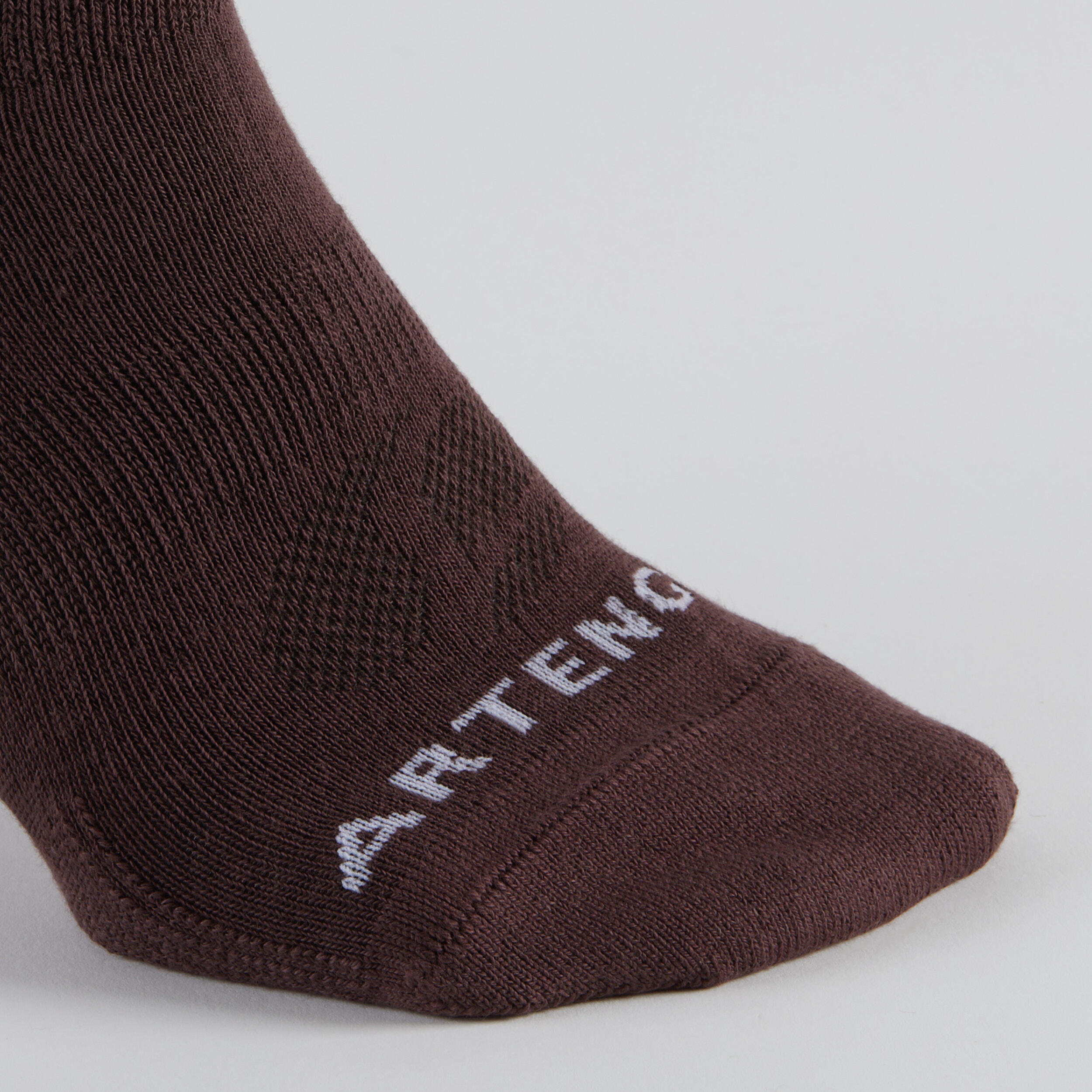 Low Sports Socks Tri-Pack RS 160 - Beige Print/Brown/Black