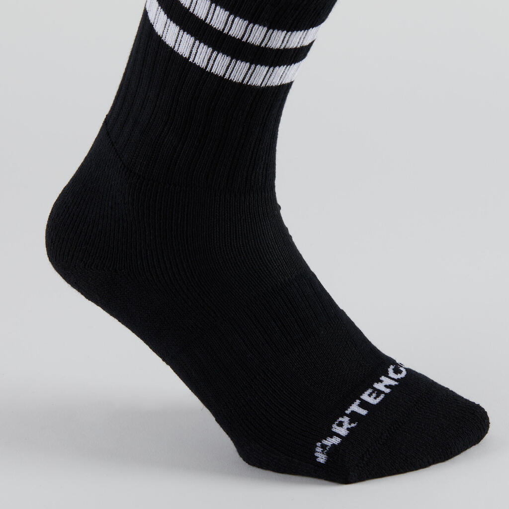 Tennissocken High 3er-Pack - RS 500 schwarz