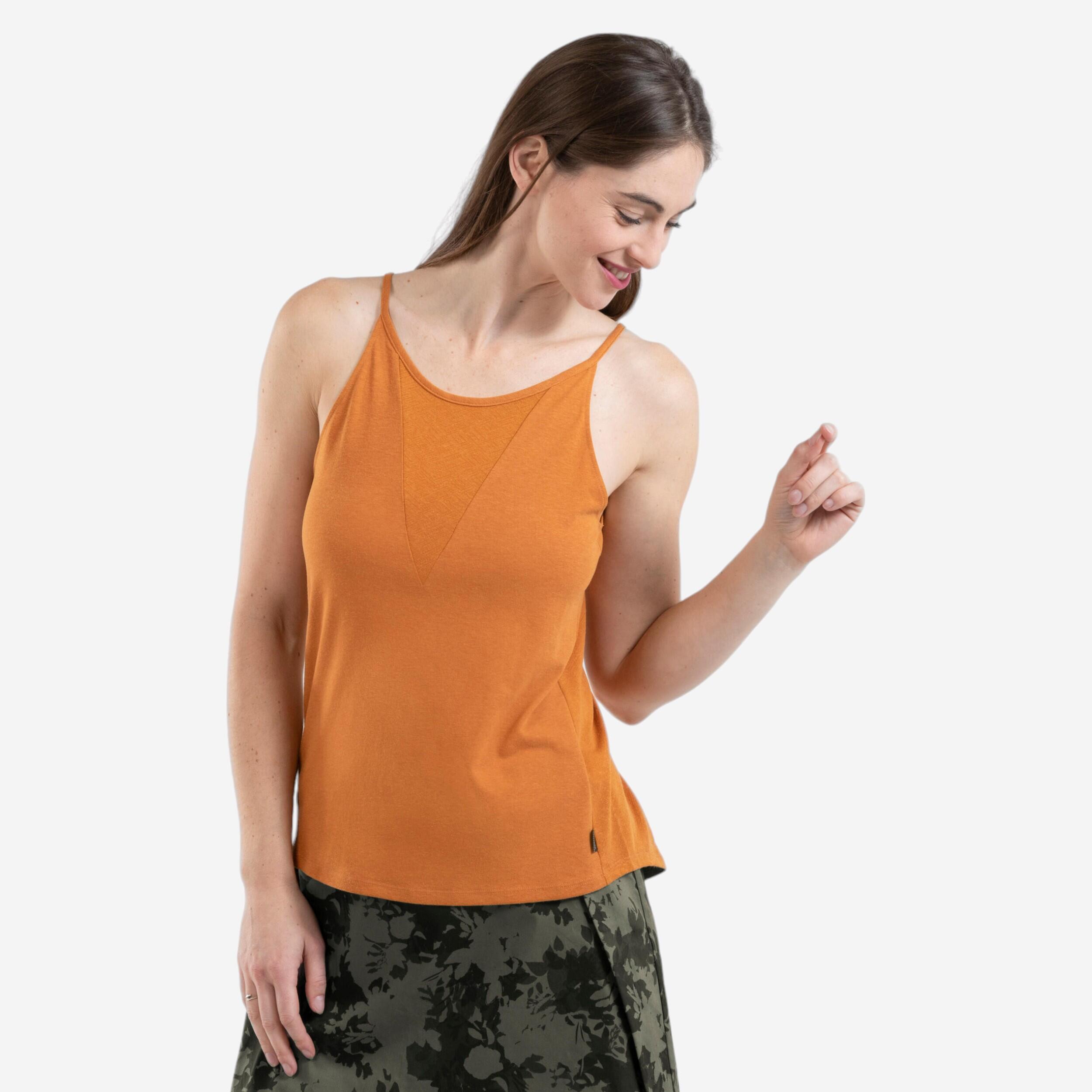 quechua Women Sleeveless Tank Top Brown - NH500-picture-23