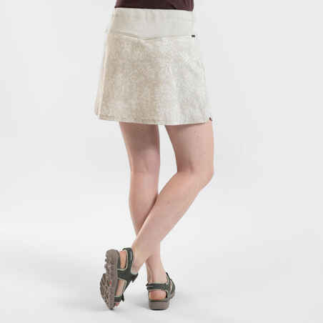 Moteriškas žygių sijonas-šortai „NH500“, pilkas