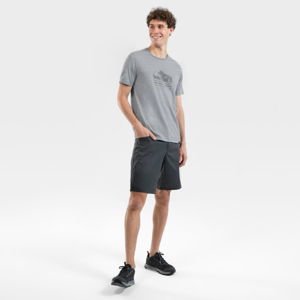 Short de senderismo azul para hombre NH100