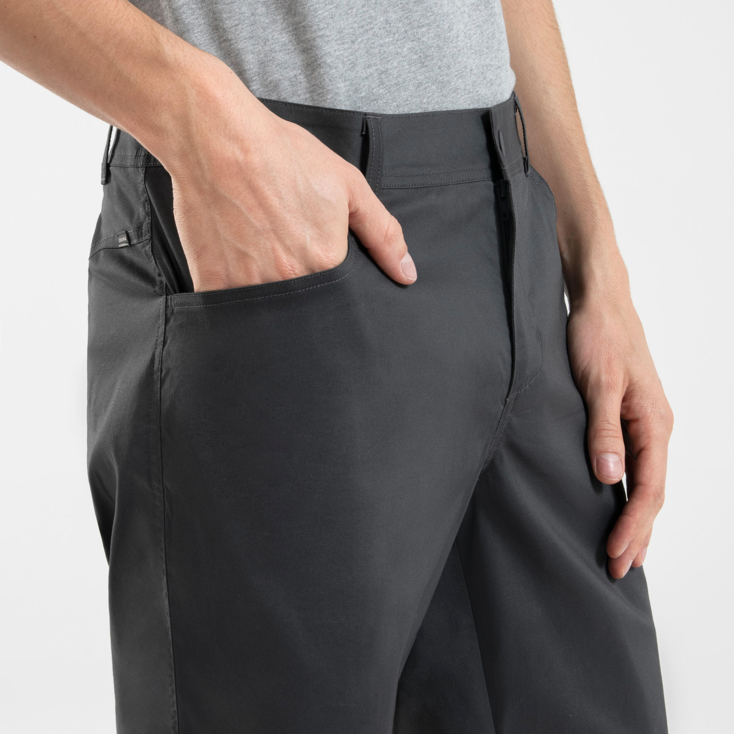Pantalón corto de montaña y trekking Hombre Quechua NH100 4/7
