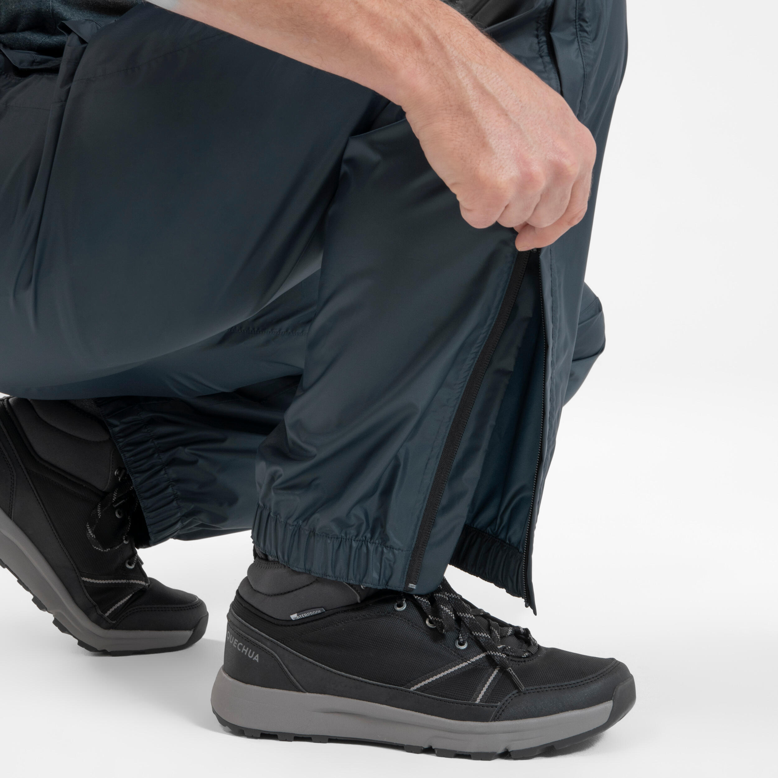 Men's Waterproof Hiking Over Trousers - NH500 Imper 4/4