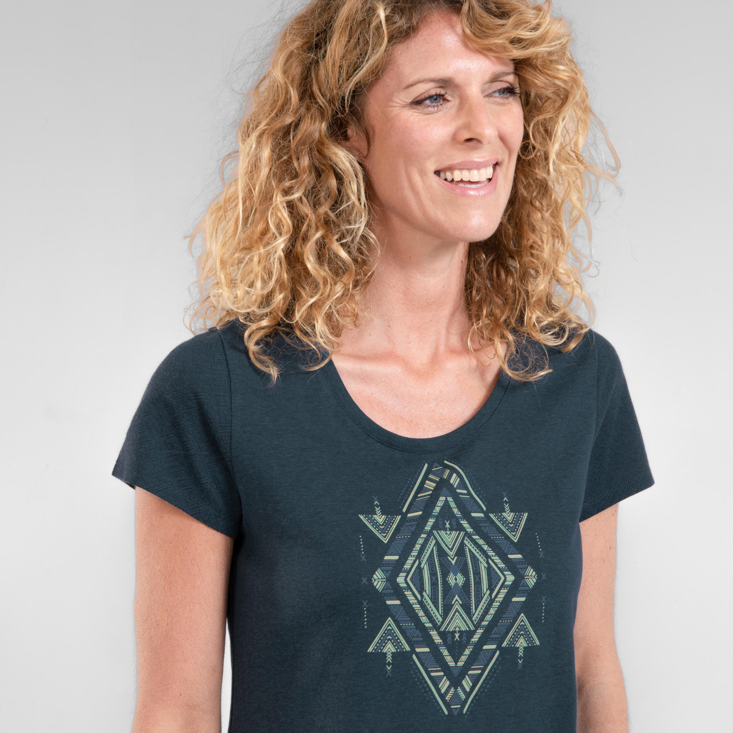 T-shirt de randonnée femme, NH 500 - QUECHUA