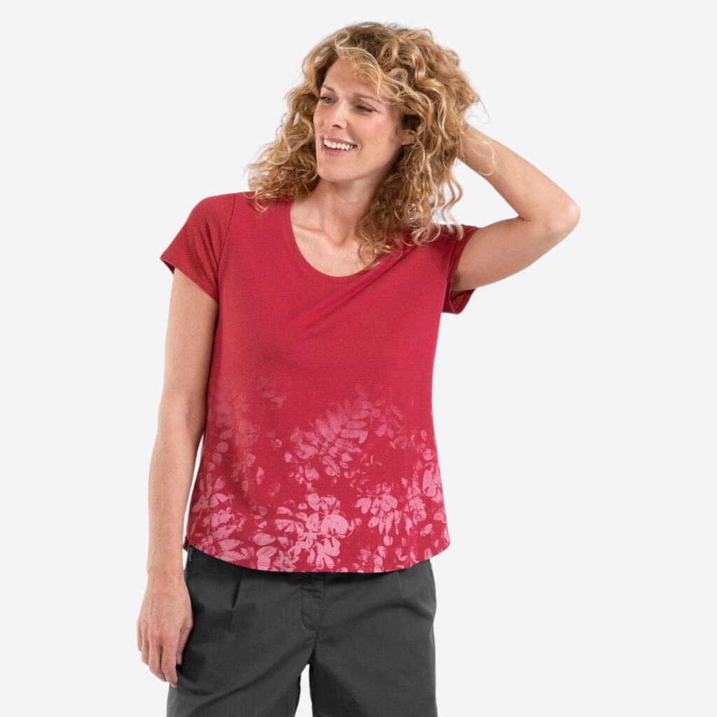 Wandershirt Damen kurzarm - NH500 rot