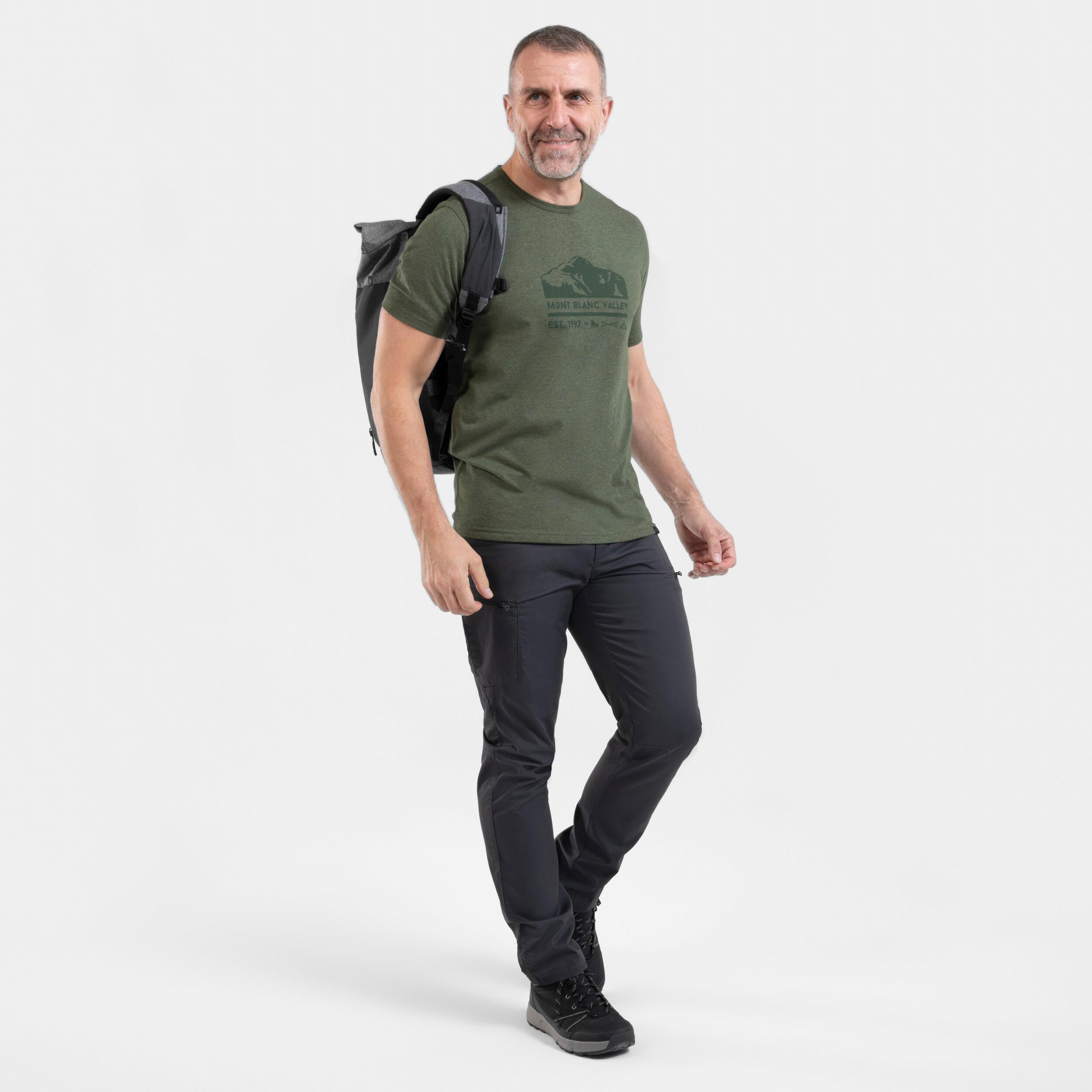 Men's Hiking T-shirt NH100 2/5