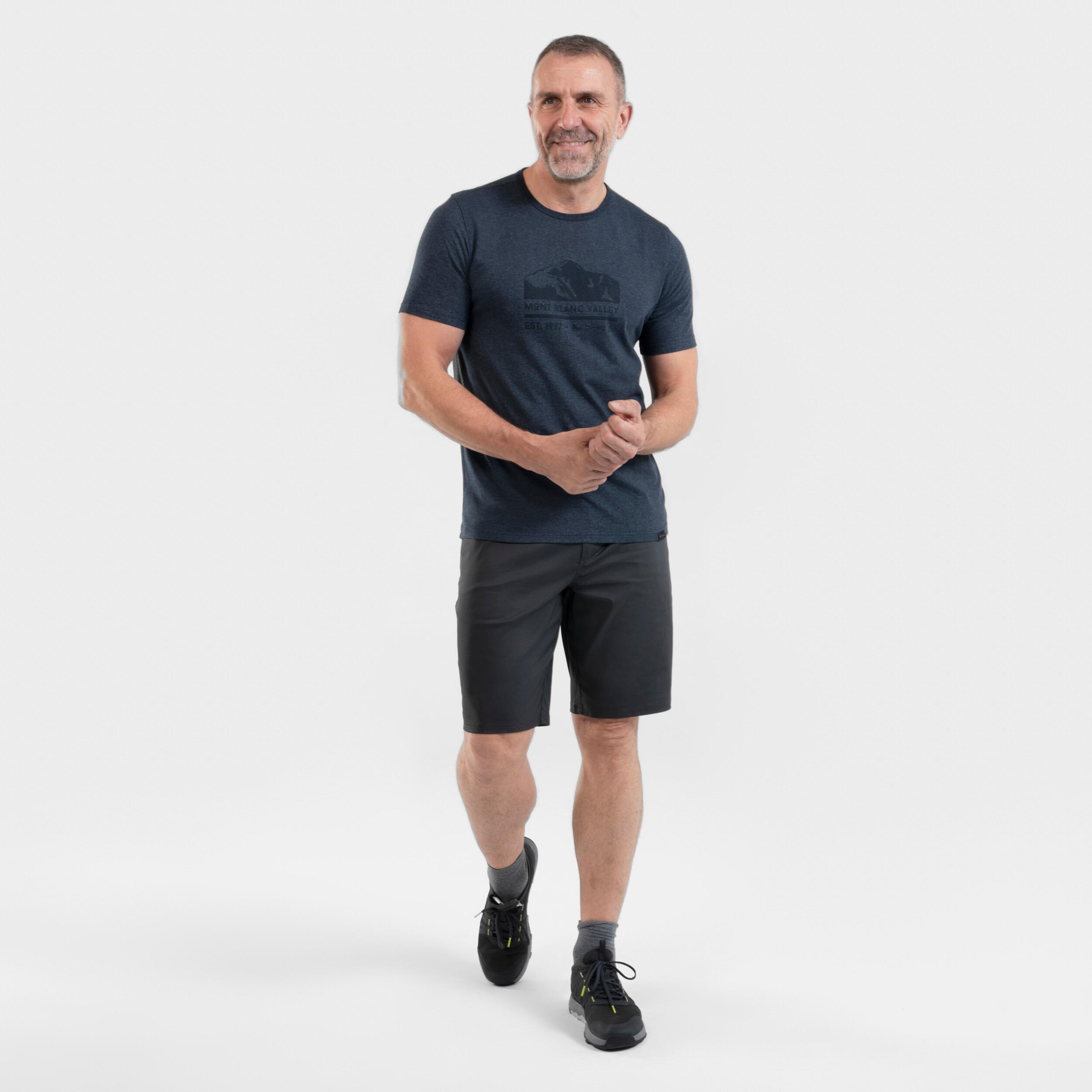 Men's Hiking T-shirt NH100 2/7