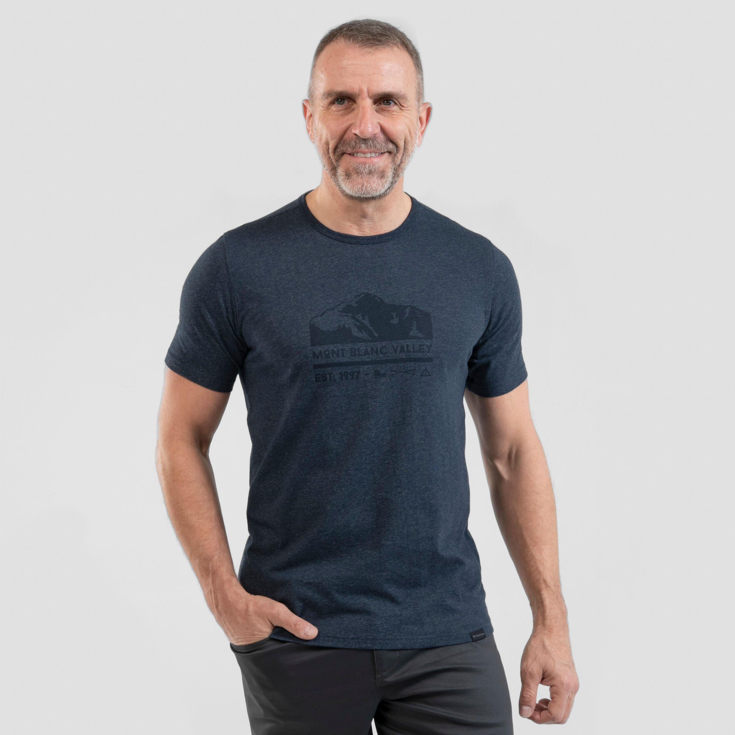 Men's Hiking T-shirt NH100 3/7