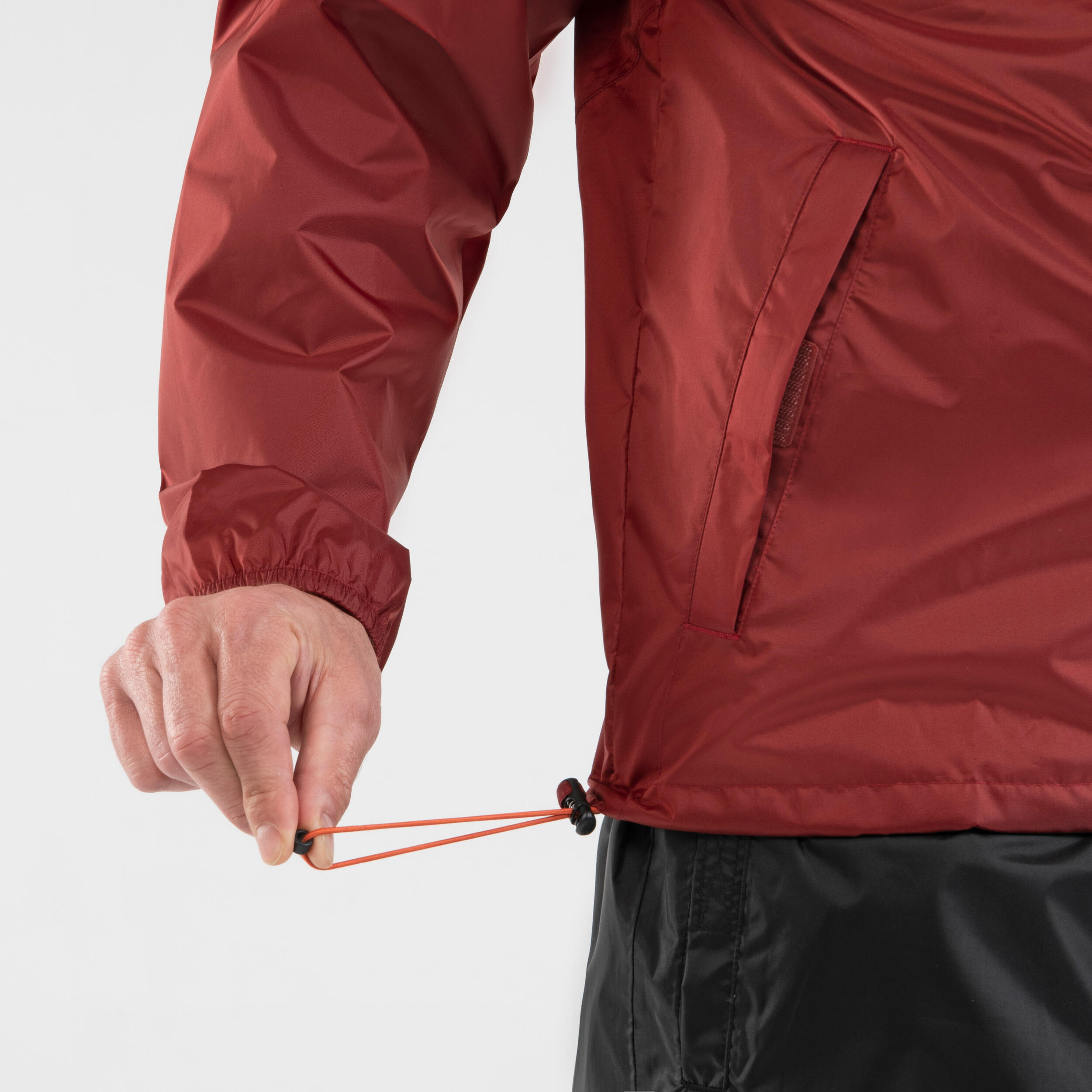 Men's Waterproof Hiking Jacket - Raincut Full Zip 7/8
