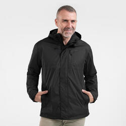 Chaqueta impermeable de montaña y trekking con capucha Hombre Quechua NH500