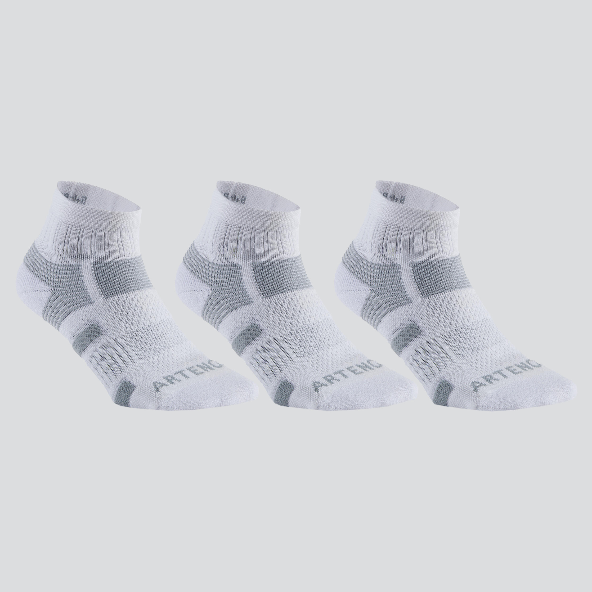 ARTENGO Calze medie adulto RS 560 bianco-grigio x3