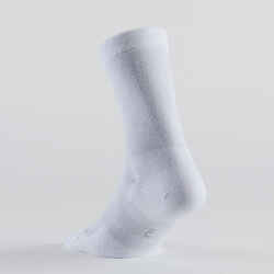 Ψηλές αθλητικές κάλτσες RS 160, 3 ζεύγη - Λευκό