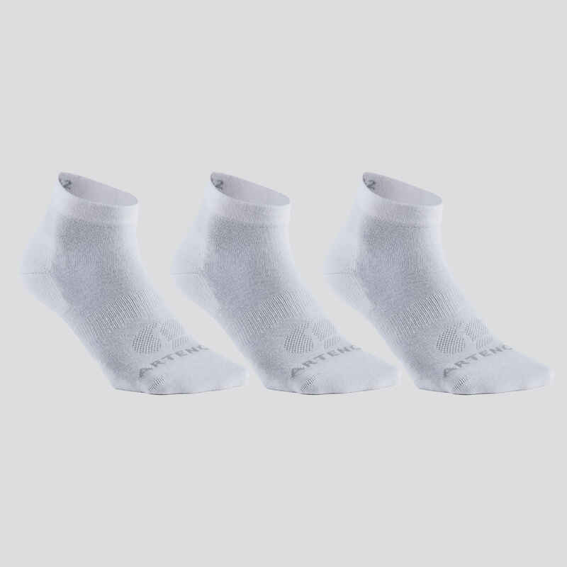 RS 160 Adult Mid-High Sports Socks Tri-Pack - White