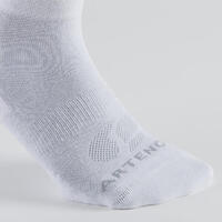 Bele čarape za tenis srednje visine RS 160 (3 para)