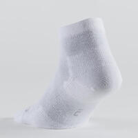 Bele čarape za tenis srednje visine RS 160 (3 para)