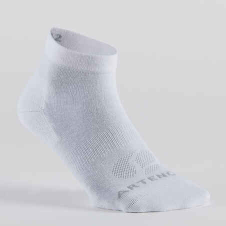 RS 160 Adult Mid-High Sports Socks Tri-Pack - White