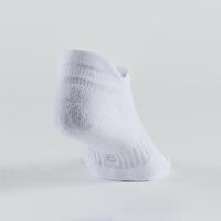 CHAUSSETTES DE SPORT BASSES ARTENGO RS 500 BLANC LOT DE 3