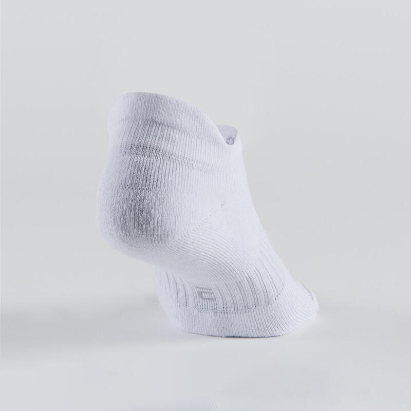 Low Tennis Socks RS 500 Tri-Pack - White