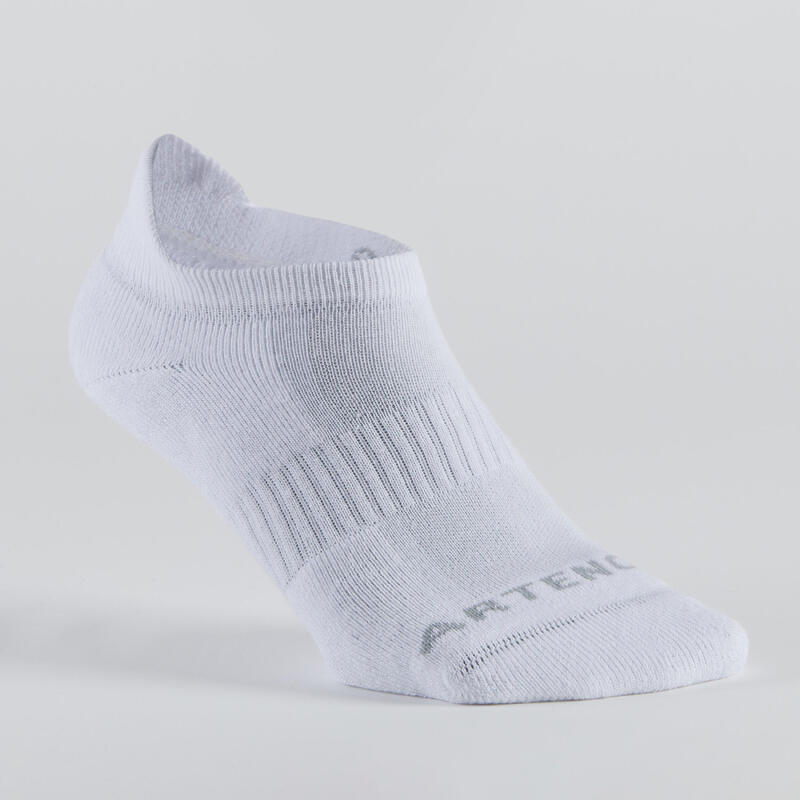 CHAUSSETTES DE SPORT BASSES ARTENGO RS 500 BLANC LOT DE 3