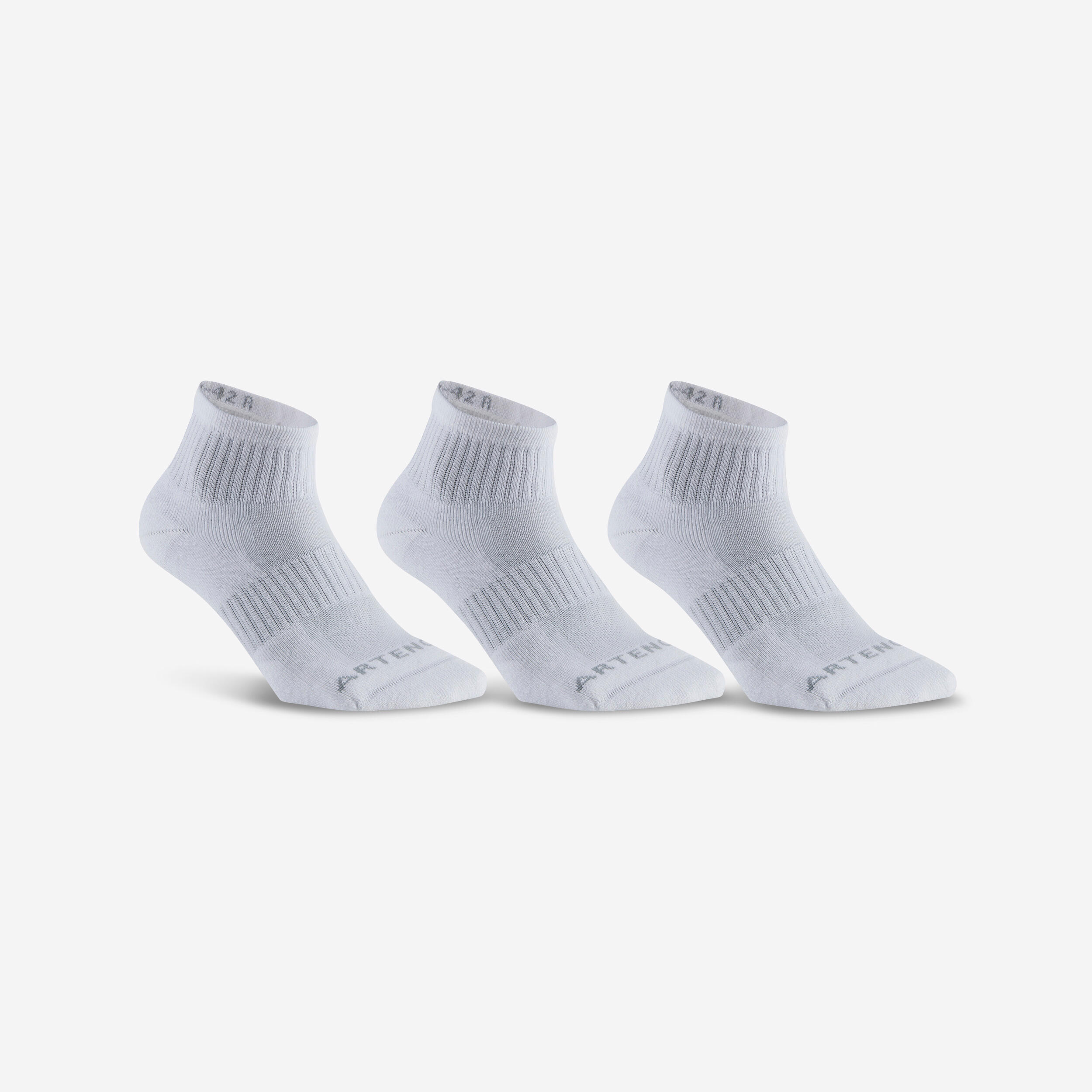 RS 500 Mid Sports Socks Tri-Pack - White 1/5