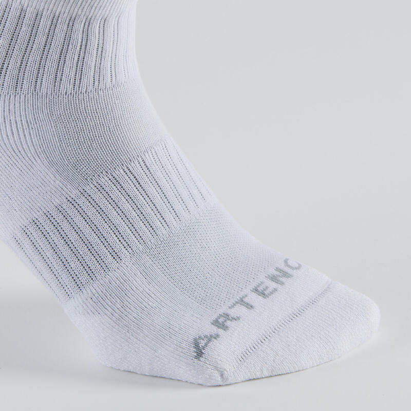 Tennissocken RS 500 Mid 3er-Pack weiss