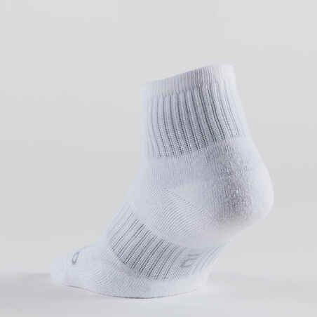 RS 500 Mid Sports Socks Tri-Pack - White