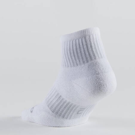 RS 500 Mid Sports Socks Tri-Pack - White