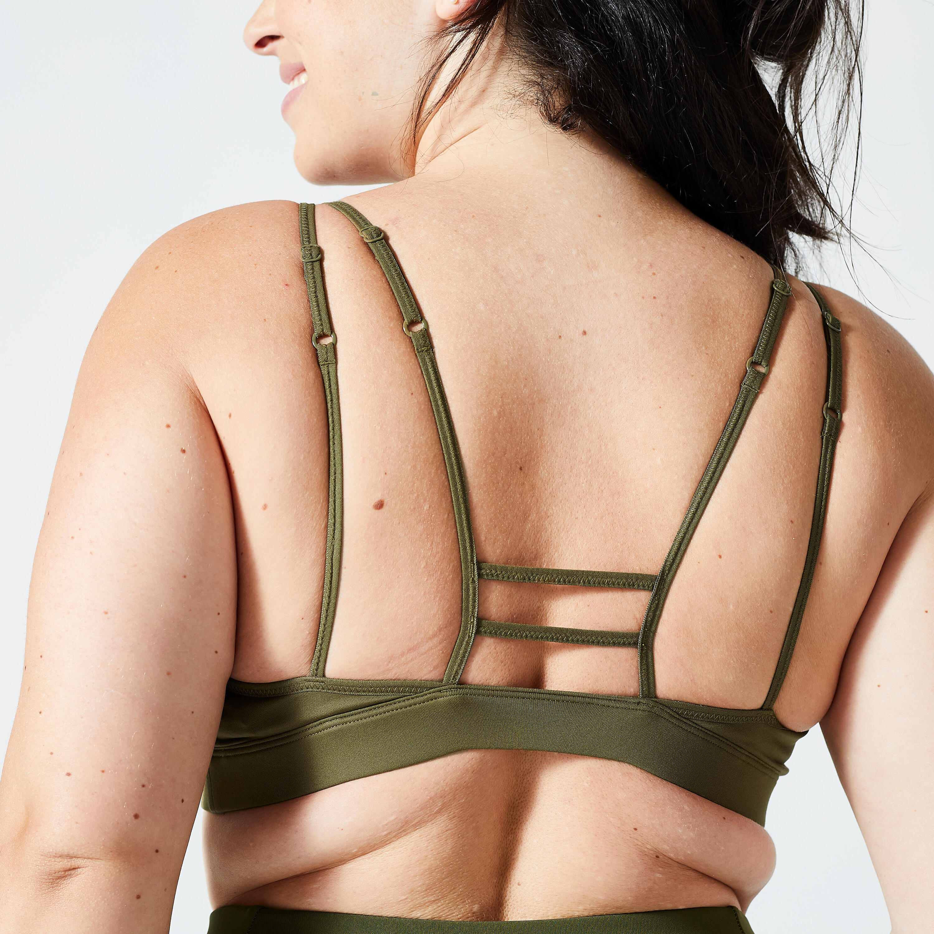 Light Support Fitness Bra 140 - Khaki 4/5