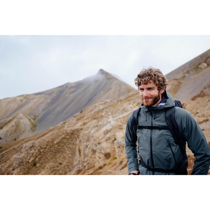 Geacă Impermeabilă Drumeție la munte MH500 Kaki Bărbaţi