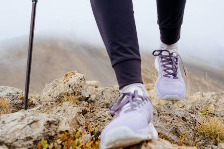 Sepatu Hiking Wanita - MH500 UNGU - Muda