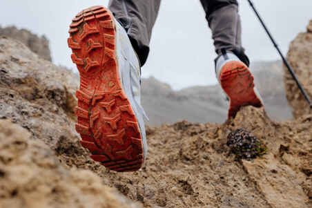 Men’s mountain Hiking Shoes - MH500 LIGHT - Light Grey