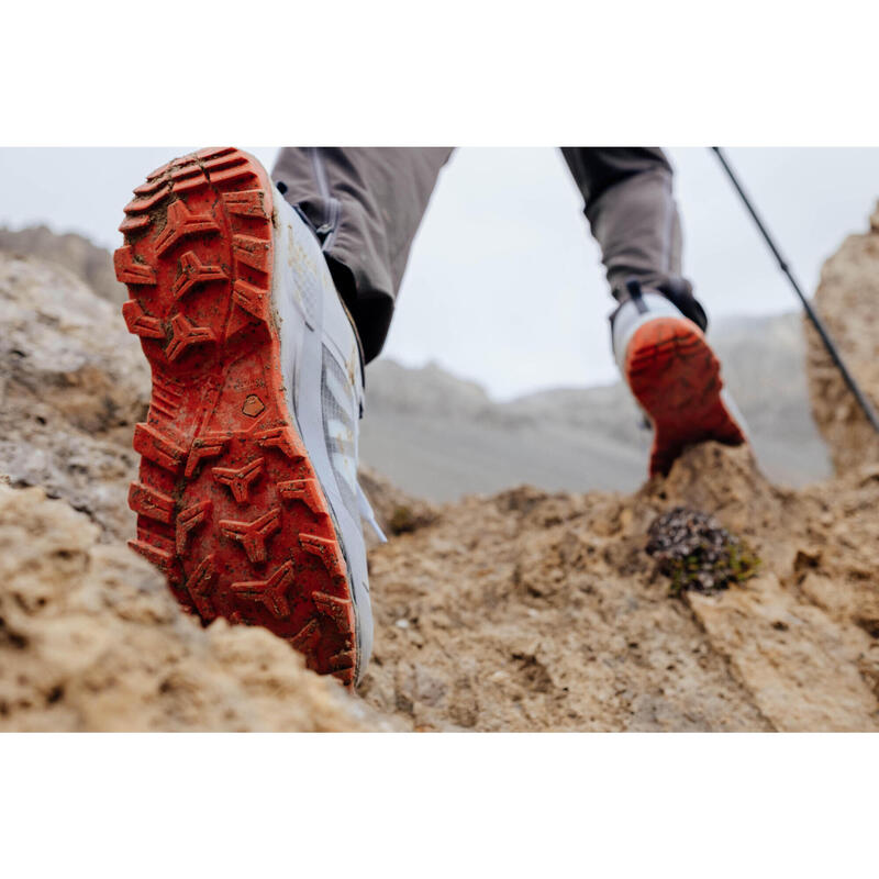 Schoenen voor bergwandelen heren MH500 LIGHT lichtgrijs