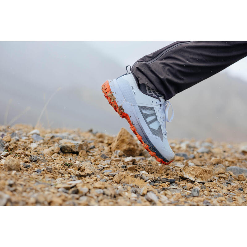 Chaussures de randonnée montagne - MH500 LIGHT gris clair - homme