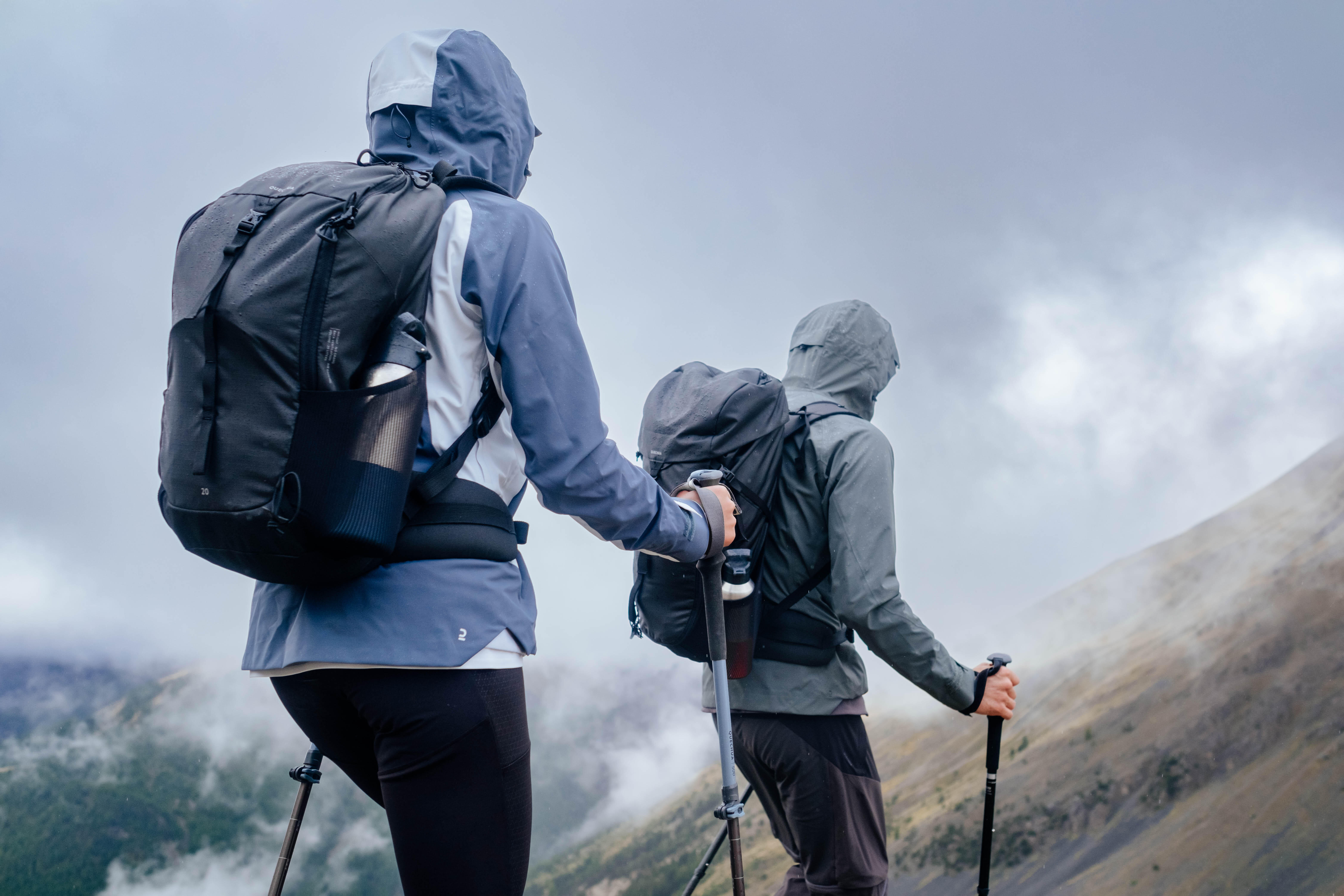 Sac à dos de randonnée de 20 L – MH 100 noir - QUECHUA