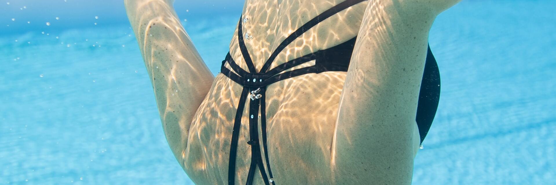 Virginie Dedieu maillot de bain synchro