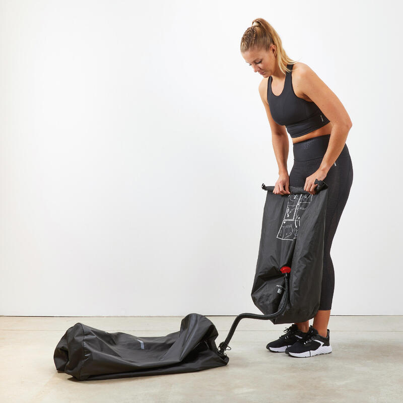 Saco de Boxe Insuflável com Bolsa de Transporte Pole punch