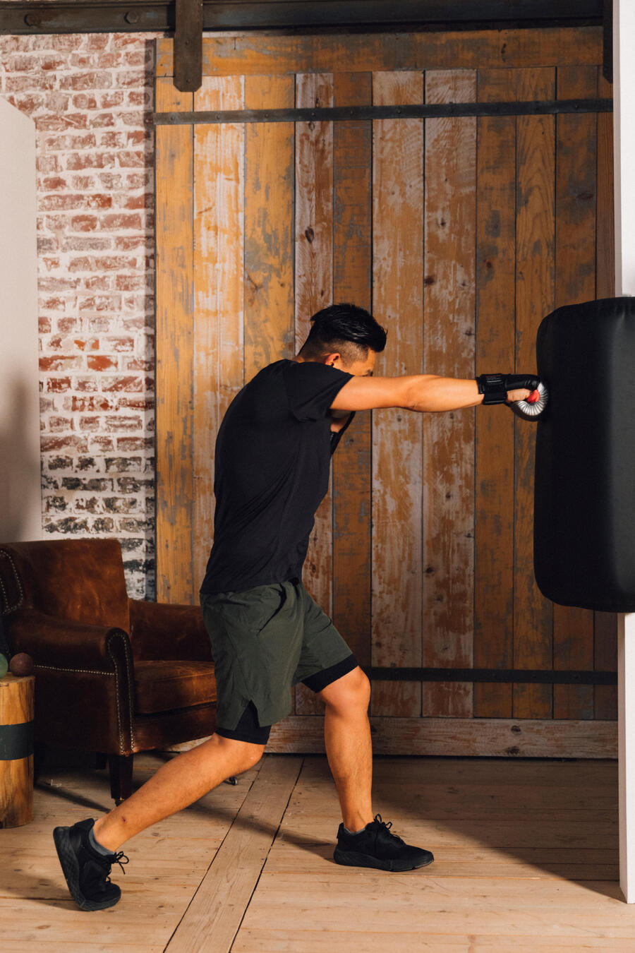 pole punch bokszak domyos decathlon boks outshock