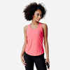 Women's Muscle Back Fitness Cardio Tank Top My Top - Pink