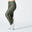 Legging avec poche téléphone Fitness Cardio Femme Kaki et Vert