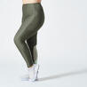 Women's Fitness Cardio Leggings with Phone Pocket - Khaki/Green
