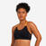 Haut de maillot de bain aquagym-aquabike femme Elea noir ocre