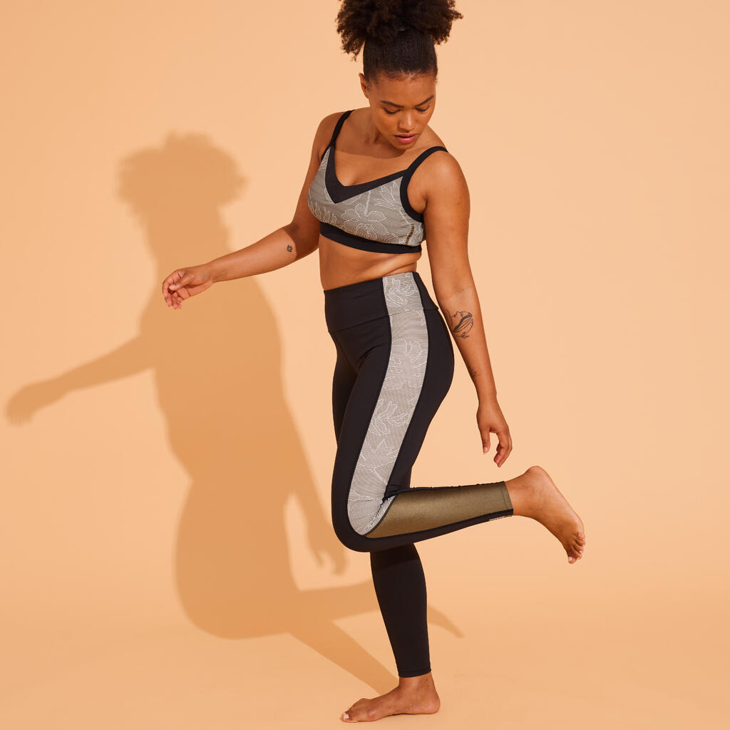 Leggings Aquagym Aqua-Cycling Damen - Monica schwarz