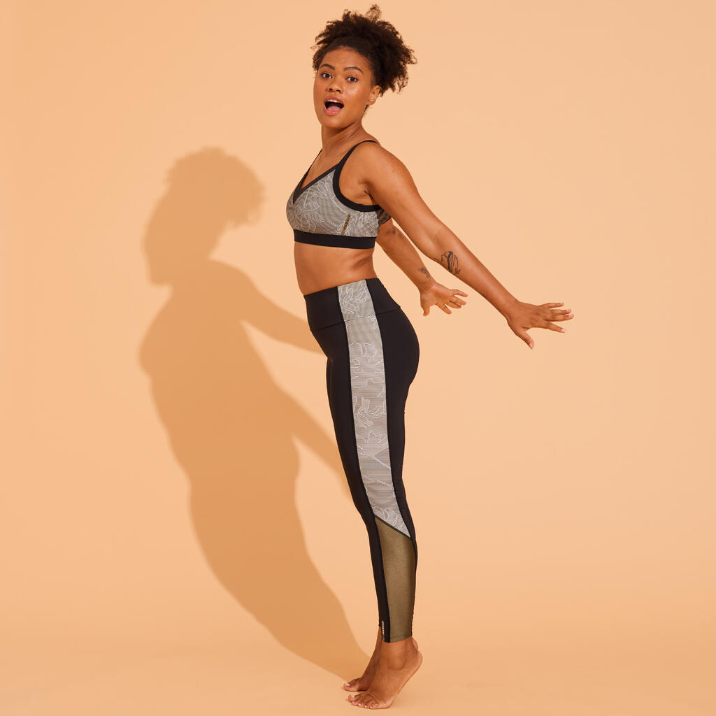 Leggings Aquagym Aqua-Cycling Damen - Monica schwarz