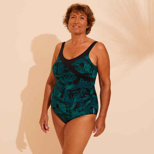 
      Jednodijelni kupaći kostim za aquafit Karli Alm zeleni
  